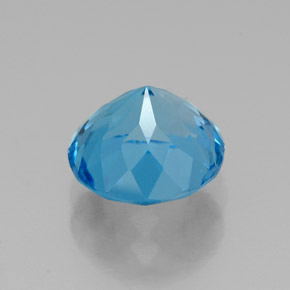 Topaz Gemstone in 8 mm (calibrated) Size for Sale, Topaz Stone in Swiss Blue Color
