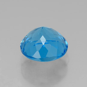 Topaz Gemstone in 8 mm (calibrated) Size for Sale, Topaz Stone in Swiss Blue Color