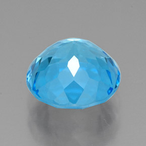 Topaz Gemstone in 8 mm (calibrated) Size for Sale, Topaz Stone in Swiss Blue Color