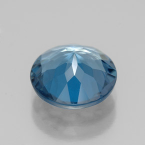 Topaz Gemstone in 9 mm (calibrated) Size for Sale, Topaz Stone in London Blue Color