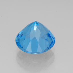 Topaz Gemstone in 8 mm (calibrated) Size for Sale, Topaz Stone in Swiss Blue Color