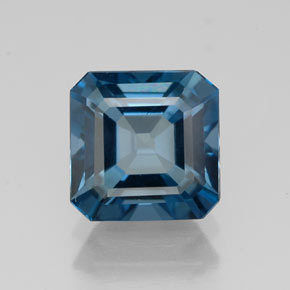 1.87 ct Blue Topaz Gemstone, Topaz Gem in Octagon Facet Shape for Sale.