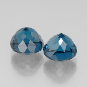 Topaz Gemstone in 7 mm (calibrated) Size for Sale, Topaz Stone in London Blue Color
