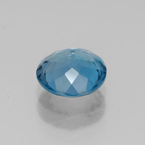 Topaz Gemstone in 7 mm (calibrated) Size for Sale, Topaz Stone in London Blue Color