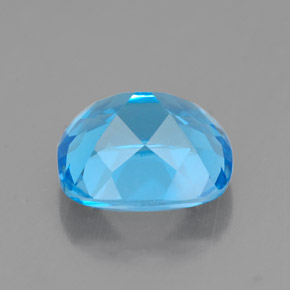 Topaz Gemstone in 9.1 x 8.2 mm Size for Sale, Topaz Stone in Swiss Blue Color
