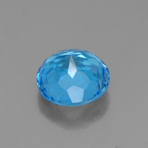 Topaz Gemstone in 7.5 mm Size for Sale, Topaz Stone in Swiss Blue Color