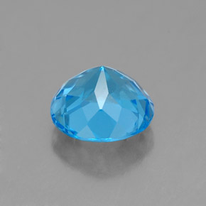Topaz Gemstone in 7.5 mm Size for Sale, Topaz Stone in Swiss Blue Color
