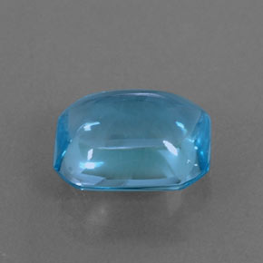 3.33 ct Blue Topaz Stone, Natural Topaz in Octagon Cabochon Shape for Sale