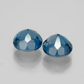 Topaz Gemstone in 7 mm (calibrated) Size for Sale, Topaz Stone in London Blue Color