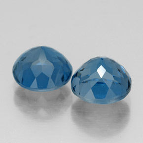 Topaz Gemstone in 7 mm (calibrated) Size for Sale, Topaz Stone in London Blue Color
