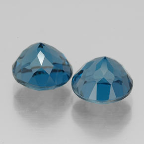 Topaz Gemstone in 7 mm (calibrated) Size for Sale, Topaz Stone in London Blue Color