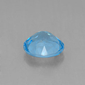 Topaz Gemstone in 7 mm (calibrated) Size for Sale, Topaz Stone in Swiss Blue Color