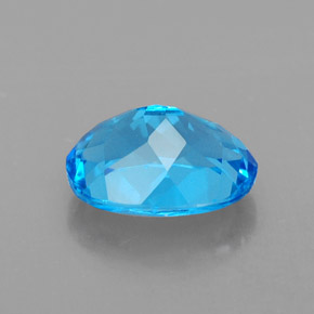 Topaz Gemstone in 9 x 7 mm (calibrated) Size for Sale, Topaz Stone in Swiss Blue Color