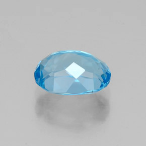 Topaz Gemstone in 8 x 6 mm (calibrated) Size for Sale, Topaz Stone in Swiss Blue Color