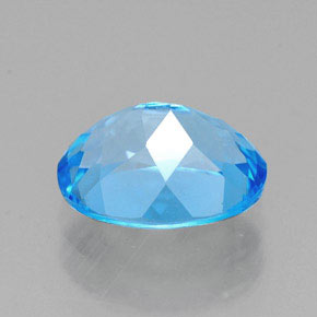 Topaz Gemstone in 9 x 7 mm (calibrated) Size for Sale, Topaz Stone in Swiss Blue Color