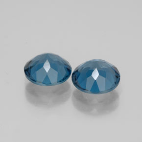 Topaz Gemstone in 7 mm (calibrated) Size for Sale, Topaz Stone in London Blue Color