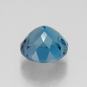 Topaz Gemstone in 8 mm (calibrated) Size for Sale, Topaz Stone in London Blue Color