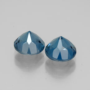 Topaz Gemstone in 7 mm (calibrated) Size for Sale, Topaz Stone in London Blue Color