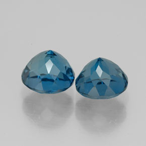 Topaz Gemstone in 7 mm (calibrated) Size for Sale, Topaz Stone in London Blue Color
