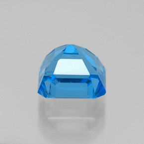 Topaz Gemstone in 7 x 6.9 mm Size for Sale, Topaz Stone in Swiss Blue Color
