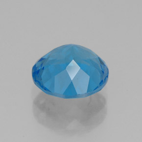 Topaz Gemstone in 8 mm (calibrated) Size for Sale, Topaz Stone in Swiss Blue Color