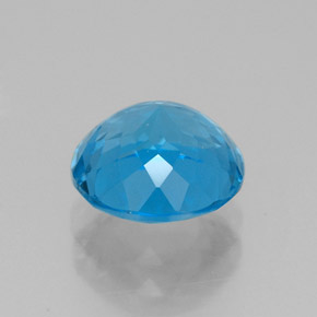 Topaz Gemstone in 8 mm (calibrated) Size for Sale, Topaz Stone in Swiss Blue Color