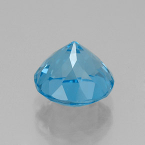 Topaz Gemstone in 8 mm (calibrated) Size for Sale, Topaz Stone in Swiss Blue Color