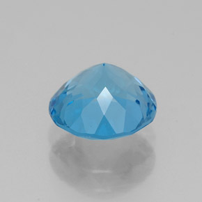 Topaz Gemstone in 8 mm (calibrated) Size for Sale, Topaz Stone in Swiss Blue Color