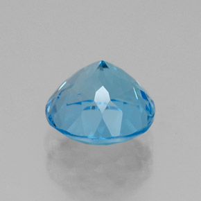 Topaz Gemstone in 8 mm (calibrated) Size for Sale, Topaz Stone in Swiss Blue Color