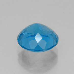 Topaz Gemstone in 8 mm (calibrated) Size for Sale, Topaz Stone in Swiss Blue Color