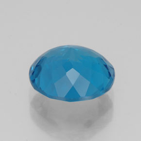 Topaz Gemstone in 9 mm (calibrated) Size for Sale, Topaz Stone in Swiss Blue Color