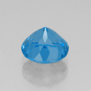 Topaz Gemstone in 8 mm (calibrated) Size for Sale, Topaz Stone in Swiss Blue Color