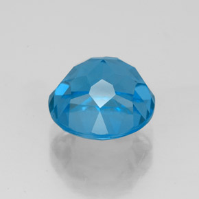 Topaz Gemstone in 9 mm (calibrated) Size for Sale, Topaz Stone in Swiss Blue Color
