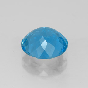 Topaz Gemstone in 9 mm (calibrated) Size for Sale, Topaz Stone in Swiss Blue Color