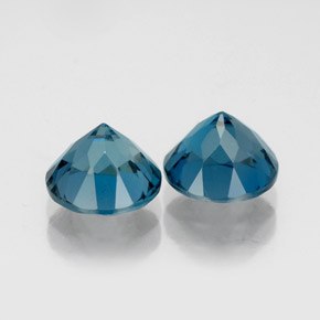 Topaz Gemstone in 7 mm (calibrated) Size for Sale, Topaz Stone in London Blue Color