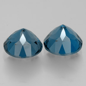 Topaz Gemstone in 7 mm (calibrated) Size for Sale, Topaz Stone in London Blue Color