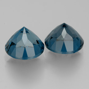 Topaz Gemstone in 7 mm (calibrated) Size for Sale, Topaz Stone in London Blue Color