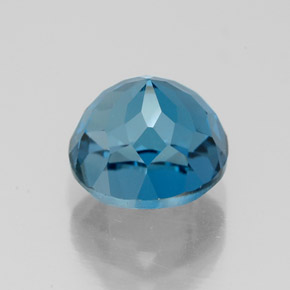 Topaz Gemstone in 8 mm (calibrated) Size for Sale, Topaz Stone in London Blue Color