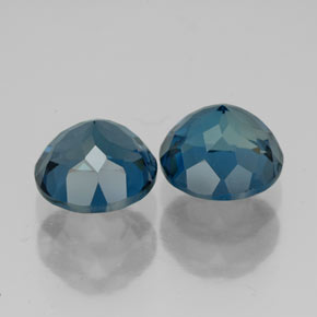 Topaz Gemstone in 8 mm (calibrated) Size for Sale, Topaz Stone in London Blue Color