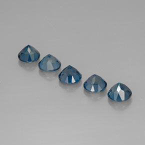 Topaz Gemstone in 7 mm (calibrated) Size for Sale, Topaz Stone in London Blue Color