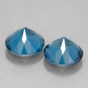 Topaz Gemstone in 8 mm (calibrated) Size for Sale, Topaz Stone in London Blue Color