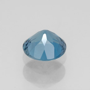 Topaz Gemstone in 7 mm (calibrated) Size for Sale, Topaz Stone in London Blue Color
