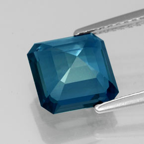 Topaz Gemstone in 8.1 x 8.1 mm Size for Sale, Topaz Stone in London Blue Color