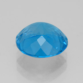 Topaz Gemstone in 9 mm (calibrated) Size for Sale, Topaz Stone in Swiss Blue Color