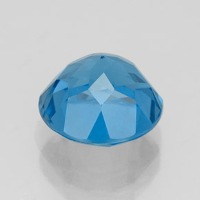 Topaz Gemstone in 9 mm (calibrated) Size for Sale, Topaz Stone in Swiss Blue Color