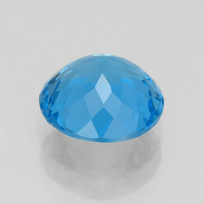 Topaz Gemstone in 9 mm (calibrated) Size for Sale, Topaz Stone in Swiss Blue Color