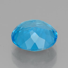 Topaz Gemstone in 9 mm (calibrated) Size for Sale, Topaz Stone in Swiss Blue Color