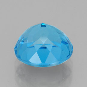 Topaz Gemstone in 8 mm (calibrated) Size for Sale, Topaz Stone in Swiss Blue Color