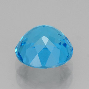 Topaz Gemstone in 8 mm (calibrated) Size for Sale, Topaz Stone in Swiss Blue Color