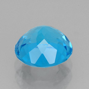 Topaz Gemstone in 8 mm (calibrated) Size for Sale, Topaz Stone in Swiss Blue Color